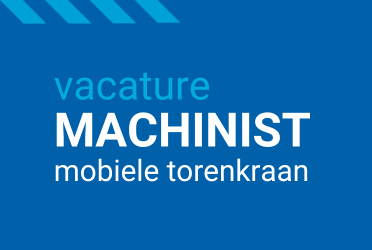 Haegens vacature machinist mobiele torenkraan